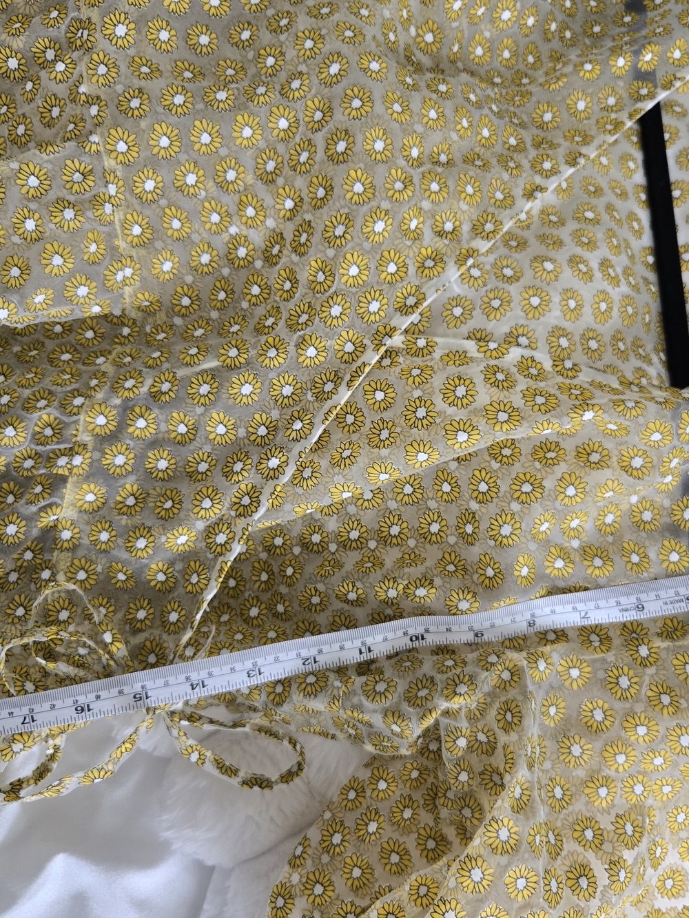 Topshop Gold Wrap Tie Midi Dress with Puff Sleeves. 0026 - Picture 3 of 9
